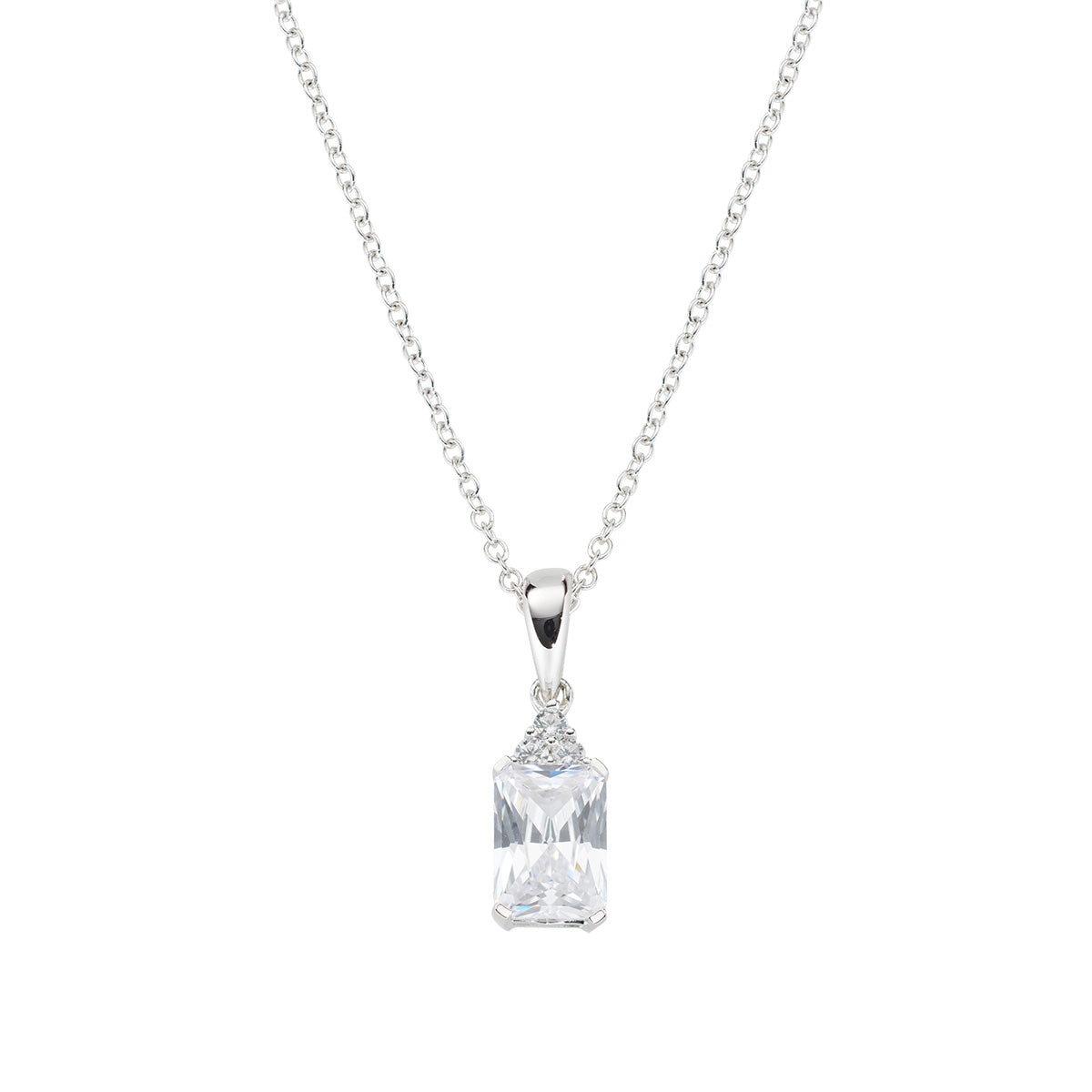 Collana Princess con Zirconi Bianchi