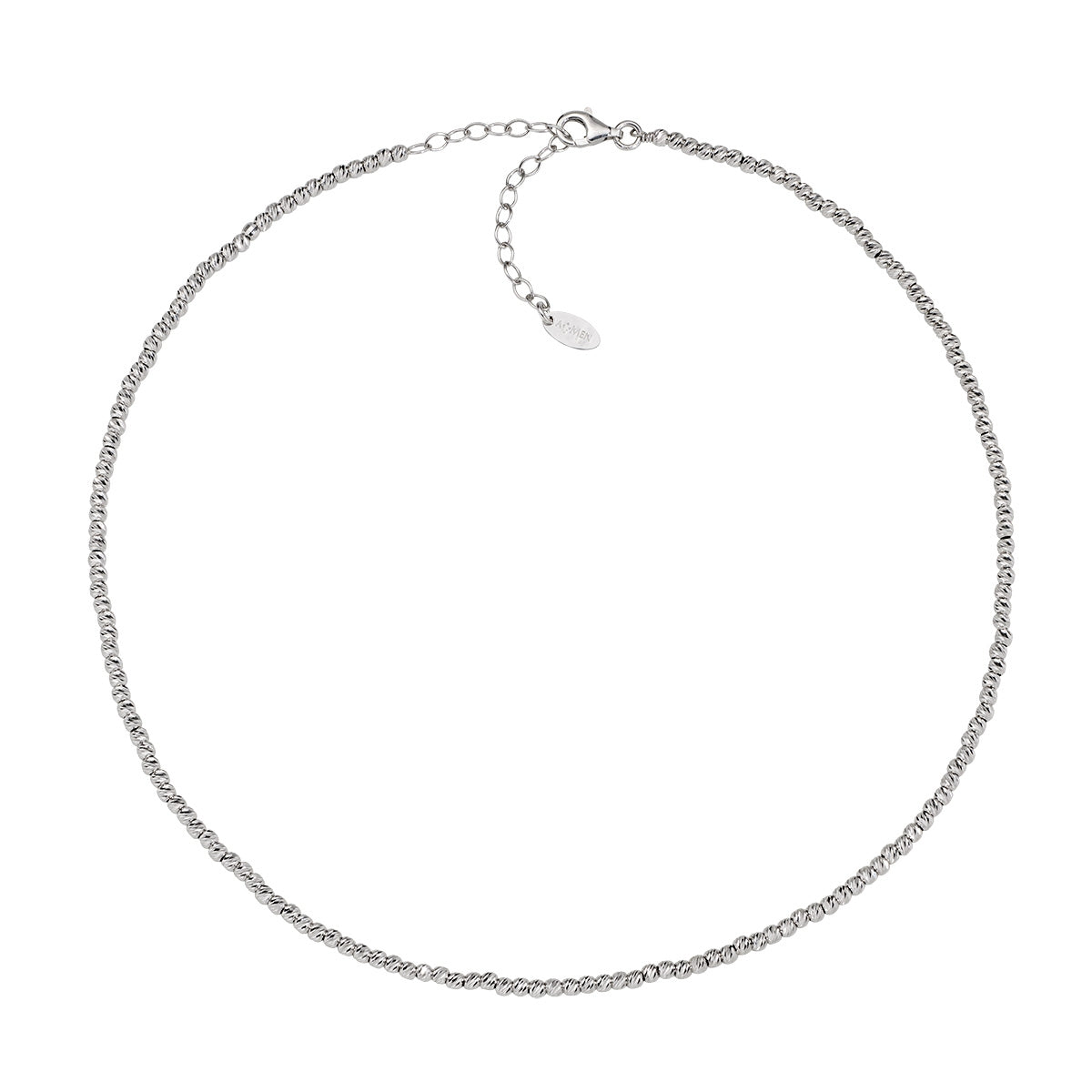 Collana Riflessi di Luce con Sfere Diamantate