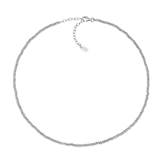 Collana Riflessi di Luce con Sfere Diamantate