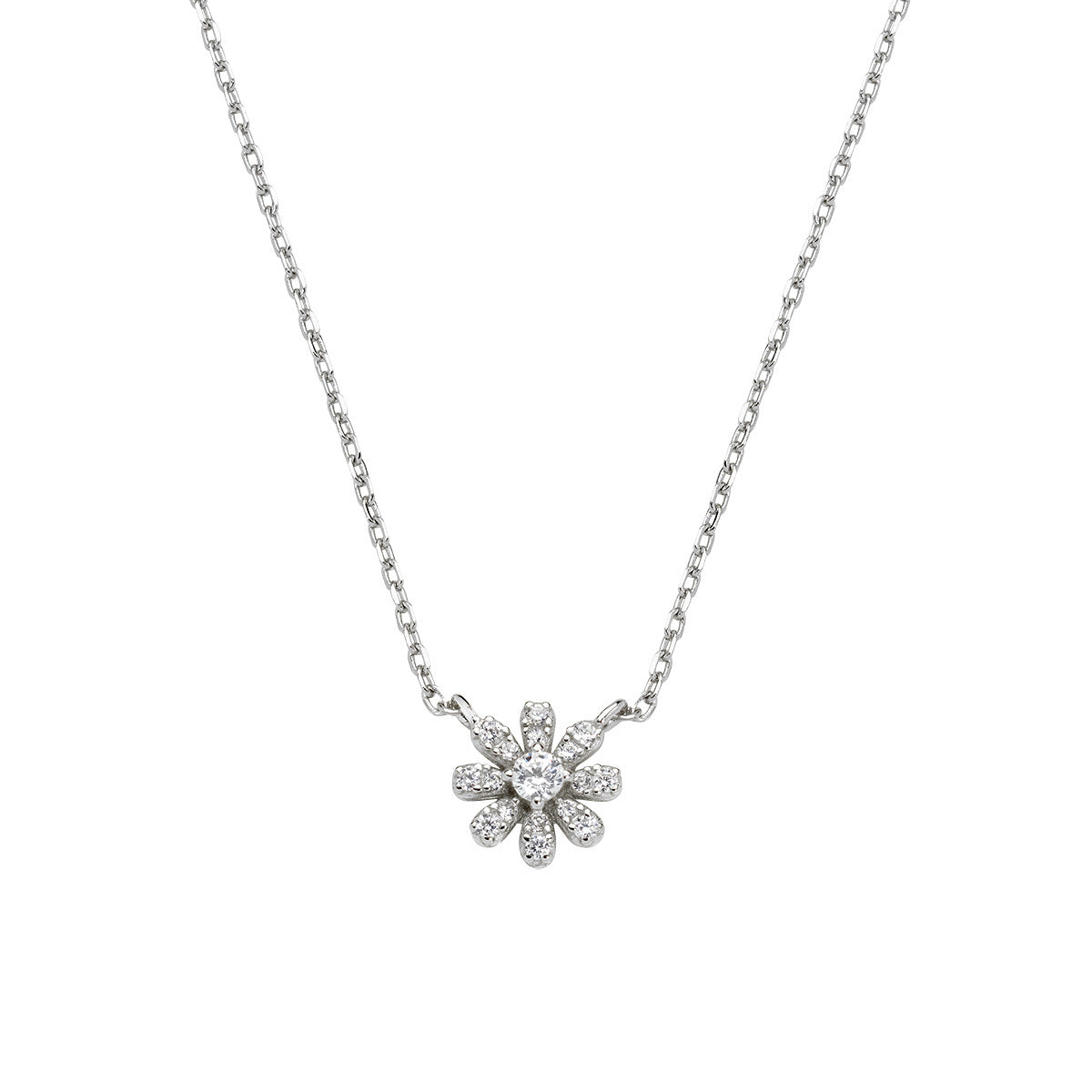 Collana Mini Margherita Pavé