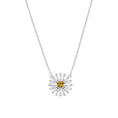 Carica l'immagine nel visualizzatore della galleria, Collana Margherite con Centrale Giallo in Argento
