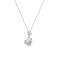 Carica l'immagine nel visualizzatore della galleria, Collana Cuori Gemelli con Zircone in Argento
