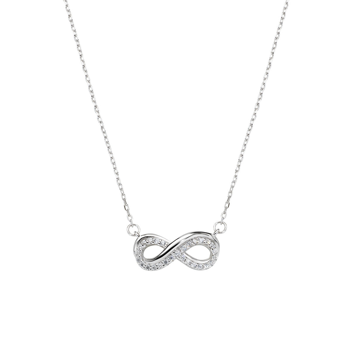 Collana Amore Infinito con Zirconi