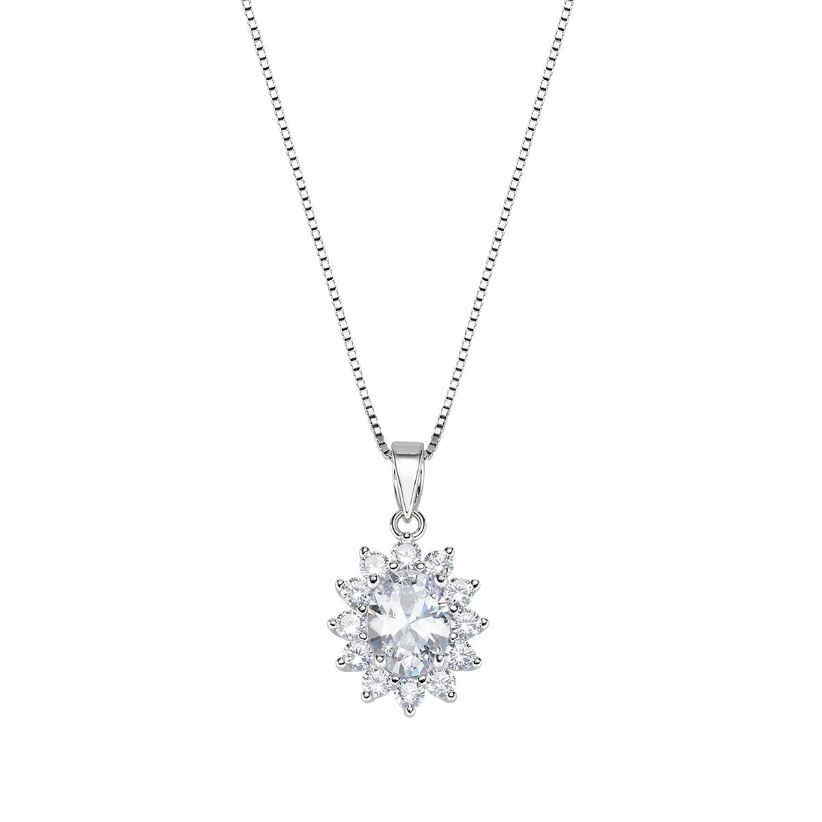 Collana Royal Lady Zircone Bianco