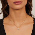 Carica l'immagine nel visualizzatore della galleria, Collana mini Medaglia Miracolosa smaltata Rosa Perla
