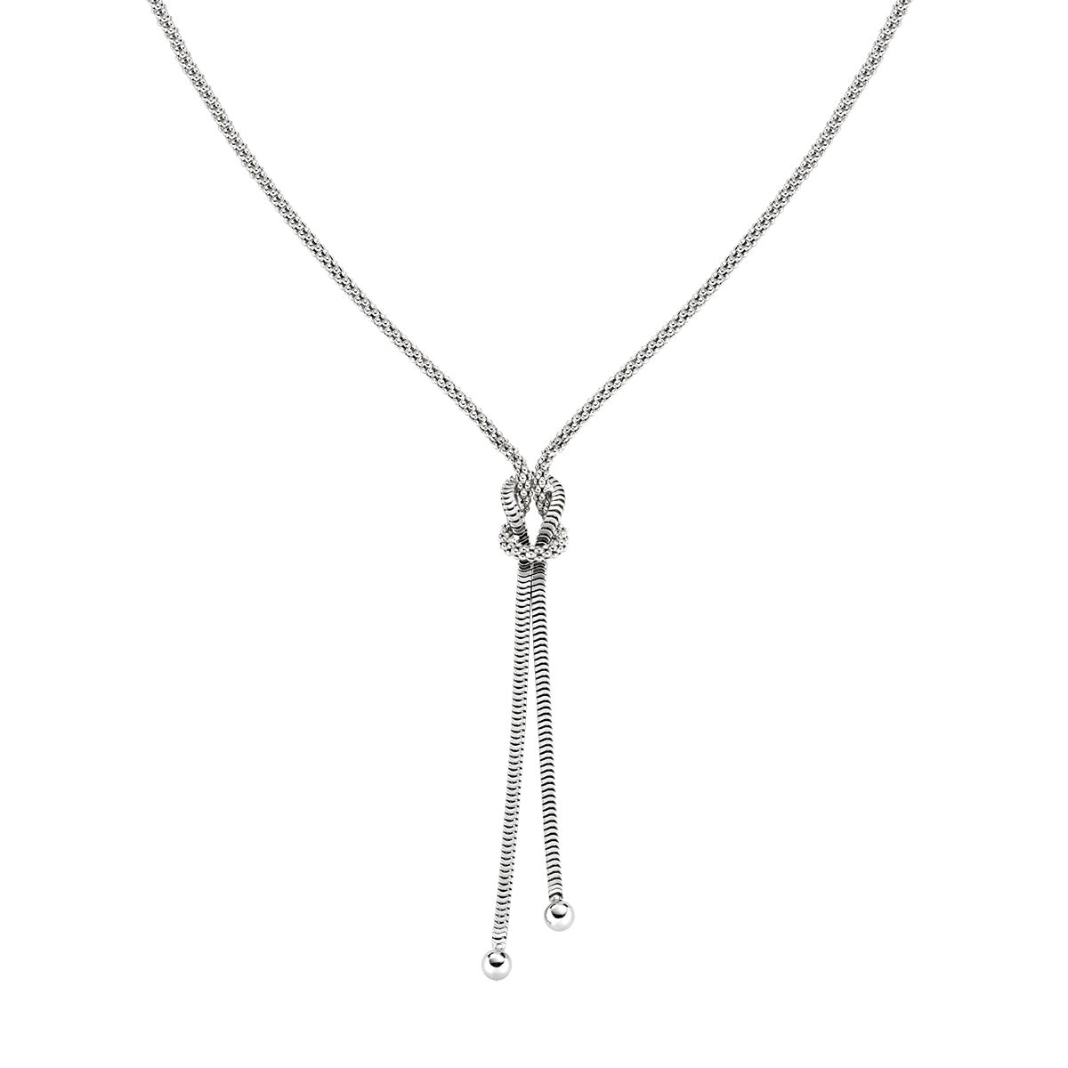 Collana Nodo d'Amore in Argento