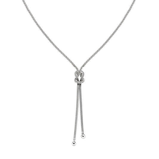 Collana Nodo d'Amore in Argento