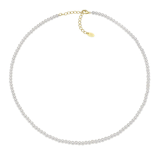 Collana con Perle di Cristallo 3 mm