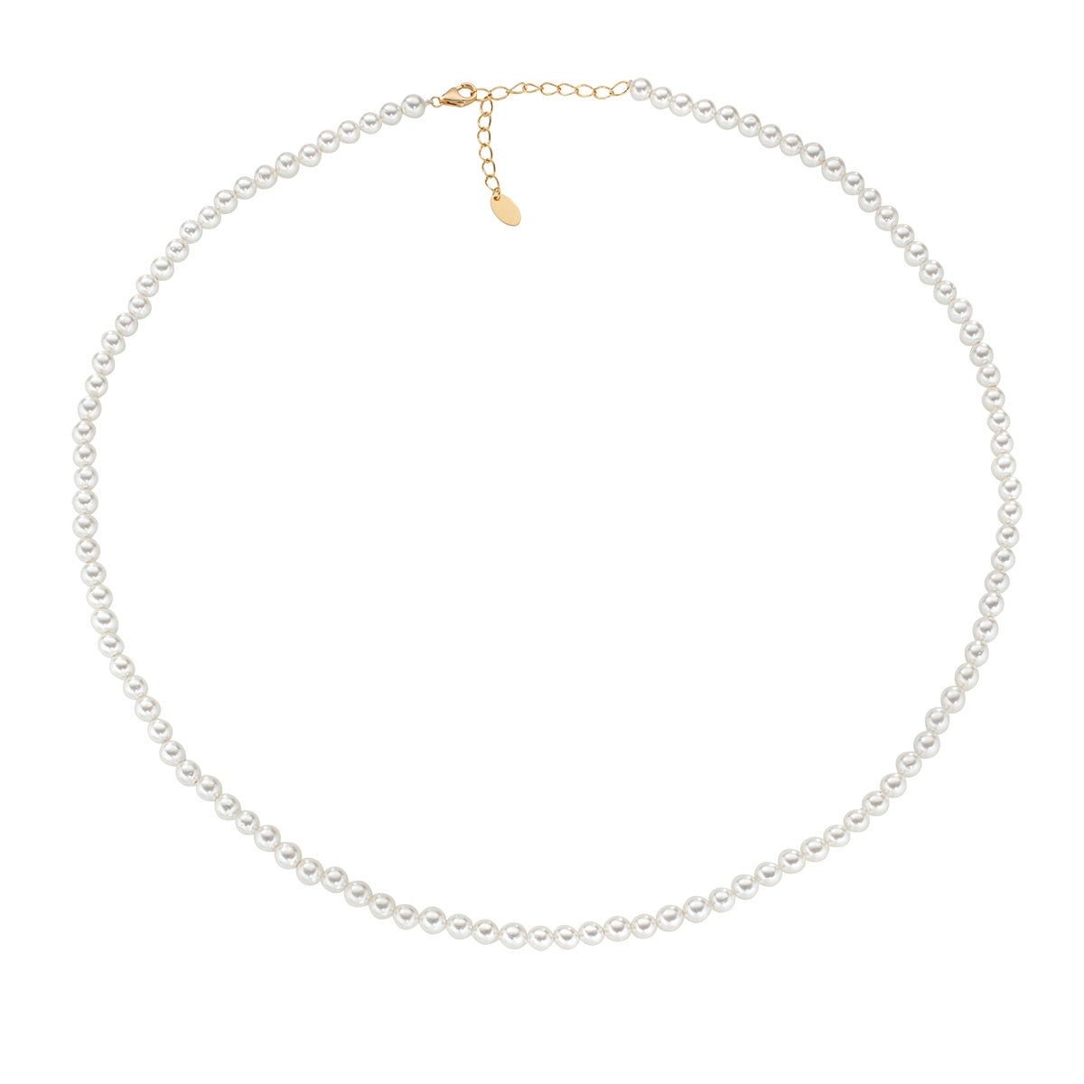 Collana con Perle di Cristallo 6 mm