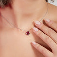 Carica l'immagine nel visualizzatore della galleria, Collana Quadricuore Magnetico Rosso
