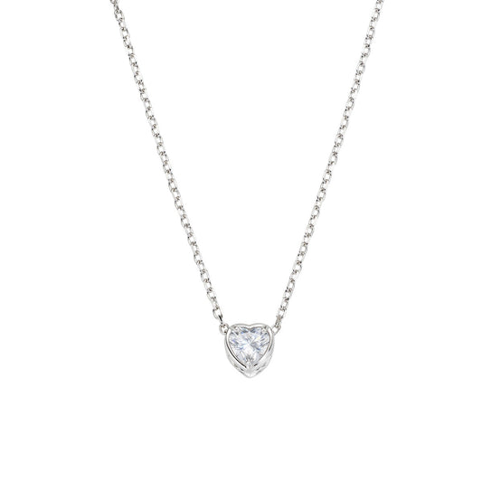 Collana Amore con Solitario a Cuore