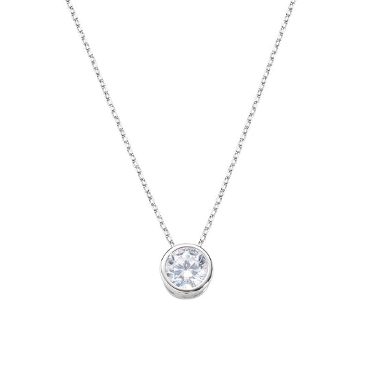 Collana Diamonds con Punto Luce Tondo Grande