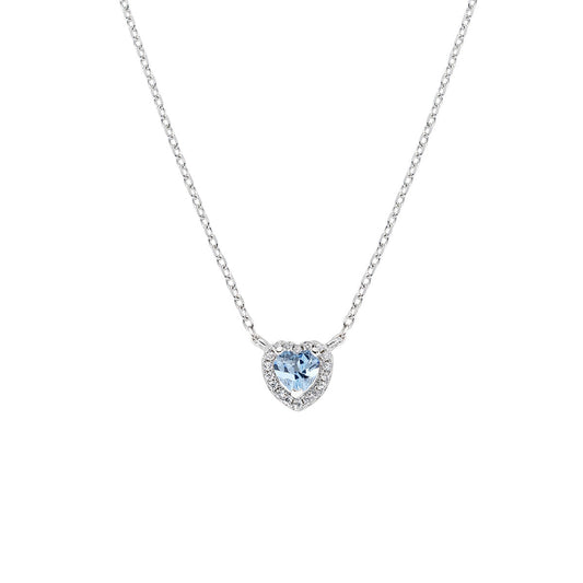 Collana Dolce Cuore Acquamarina in Argento