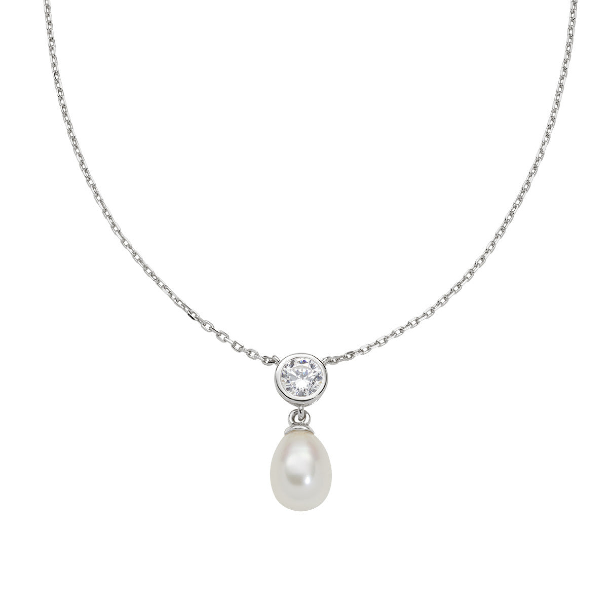 Collana Punto Luce e Perla