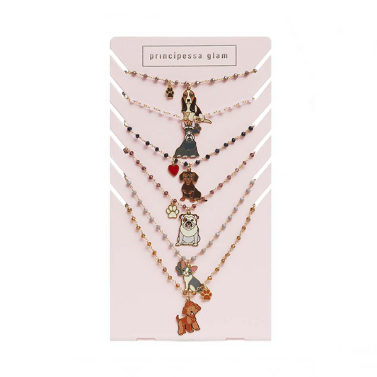COLLANA GIROCOLLO CON CIONDOLI CANI