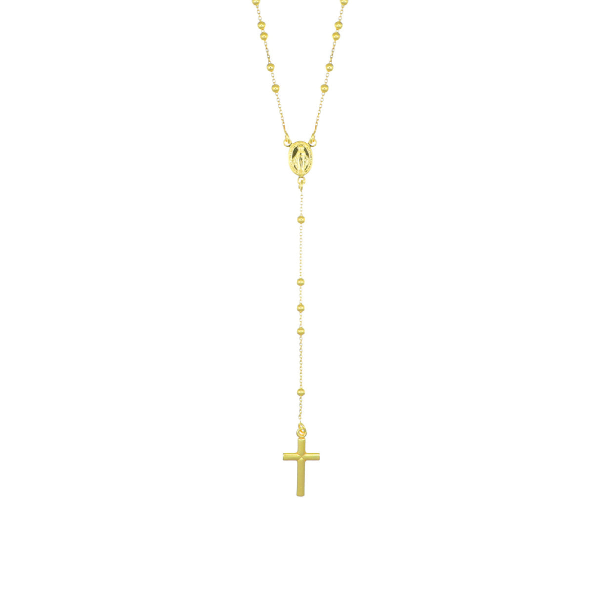 Rosario Classico Dorato con Grani 2 mm