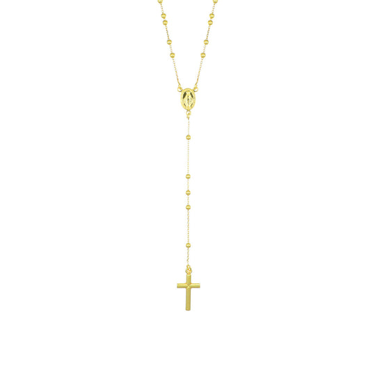 Rosario Classico Dorato con Grani 2 mm