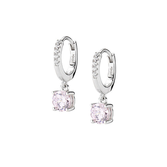 Orecchini Huggies Punto Luce Rosa