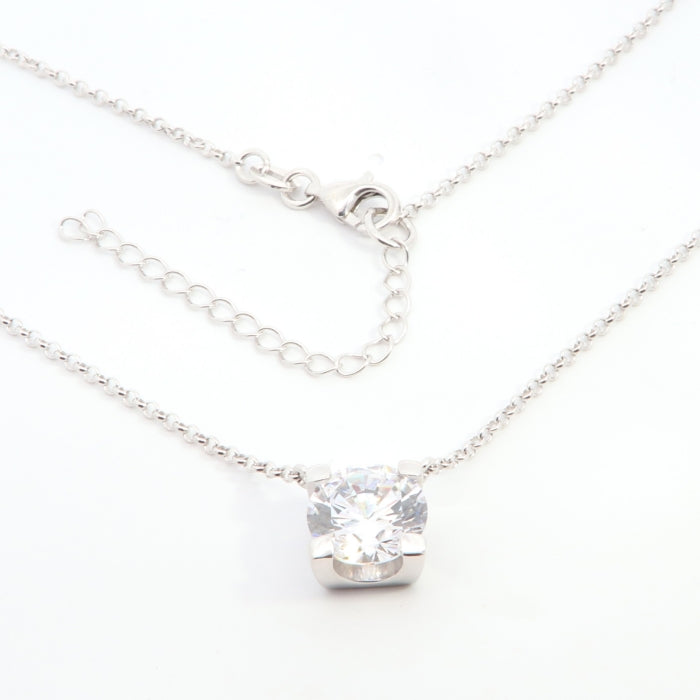 COLLANA IN ARGENTO CON PENDENTE PUNTO LUCE