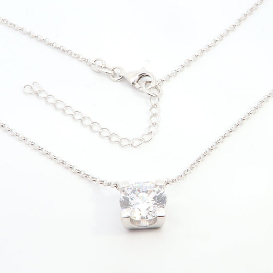 COLLANA IN ARGENTO CON PENDENTE PUNTO LUCE