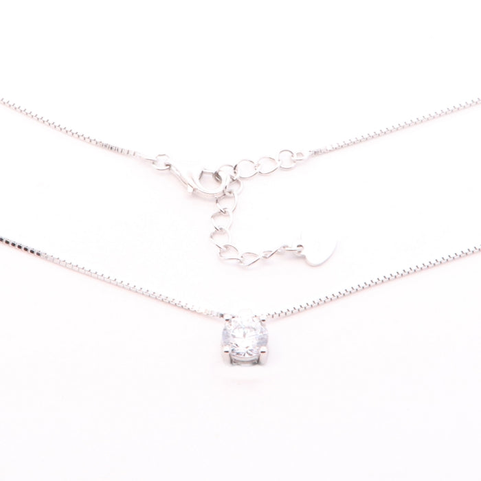 COLLANA IN ARGENTO CON PENDENTE PUNTO LUCE