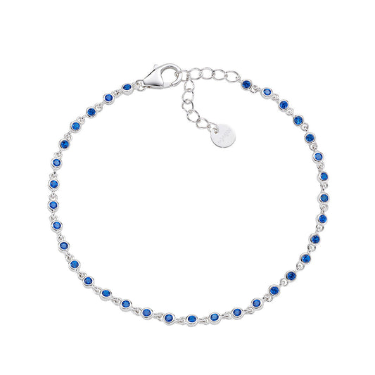 Bracciale Joy in lega Amen con Zirconi Blu