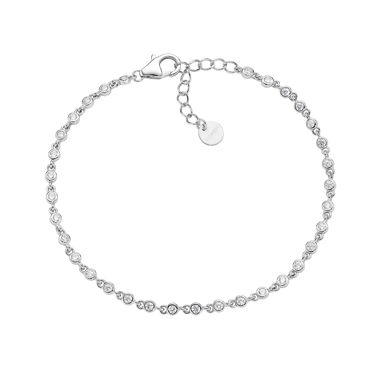 Bracciale Joy in lega Amencon Zirconi Bianchi