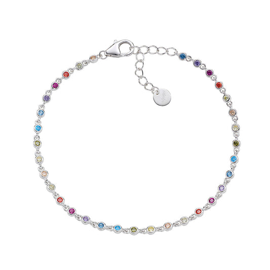 Bracciale Joy in lega Amen con Zirconi Multicolor