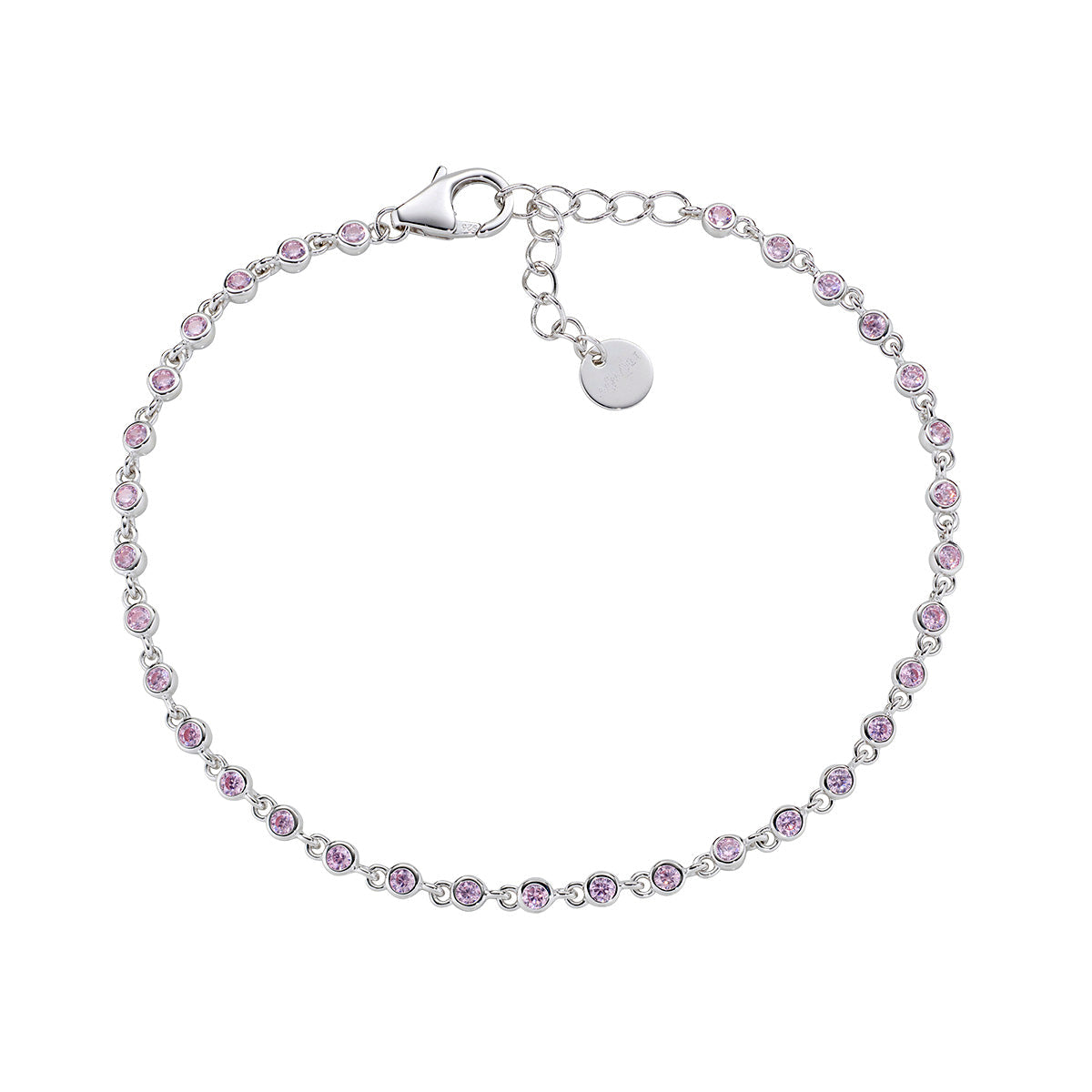 Bracciale Joy in lega Amen con Zirconi Rosa