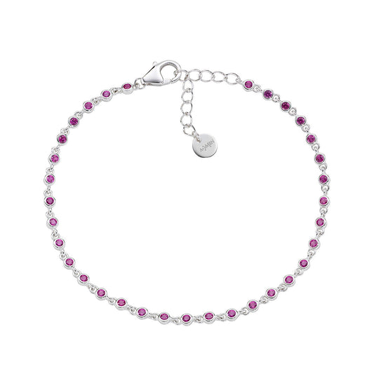 Bracciale Joy in lega Amen con Zirconi Rossi