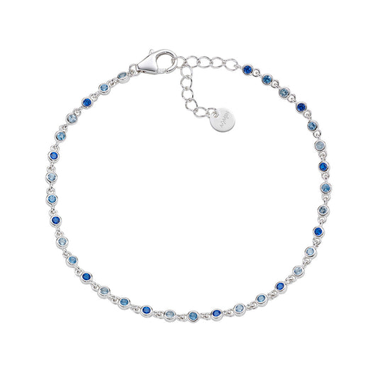 Bracciale Joy in lega Amen Degradé Blu con Zirconi