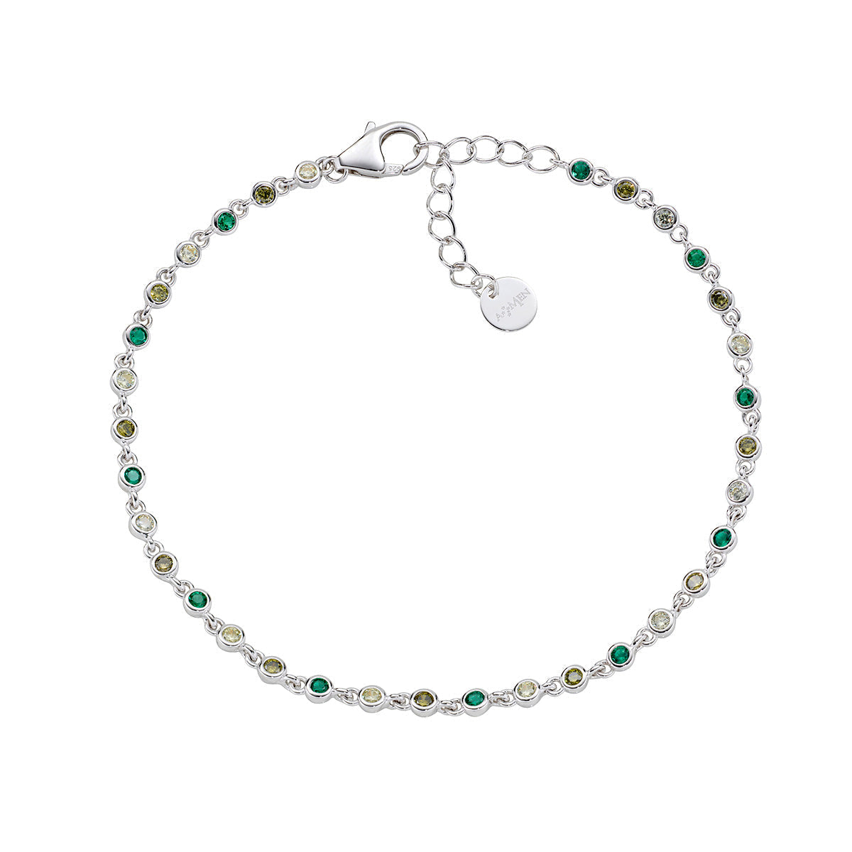 Bracciale Joy in lega Amen Degradé Verdi con Zirconi