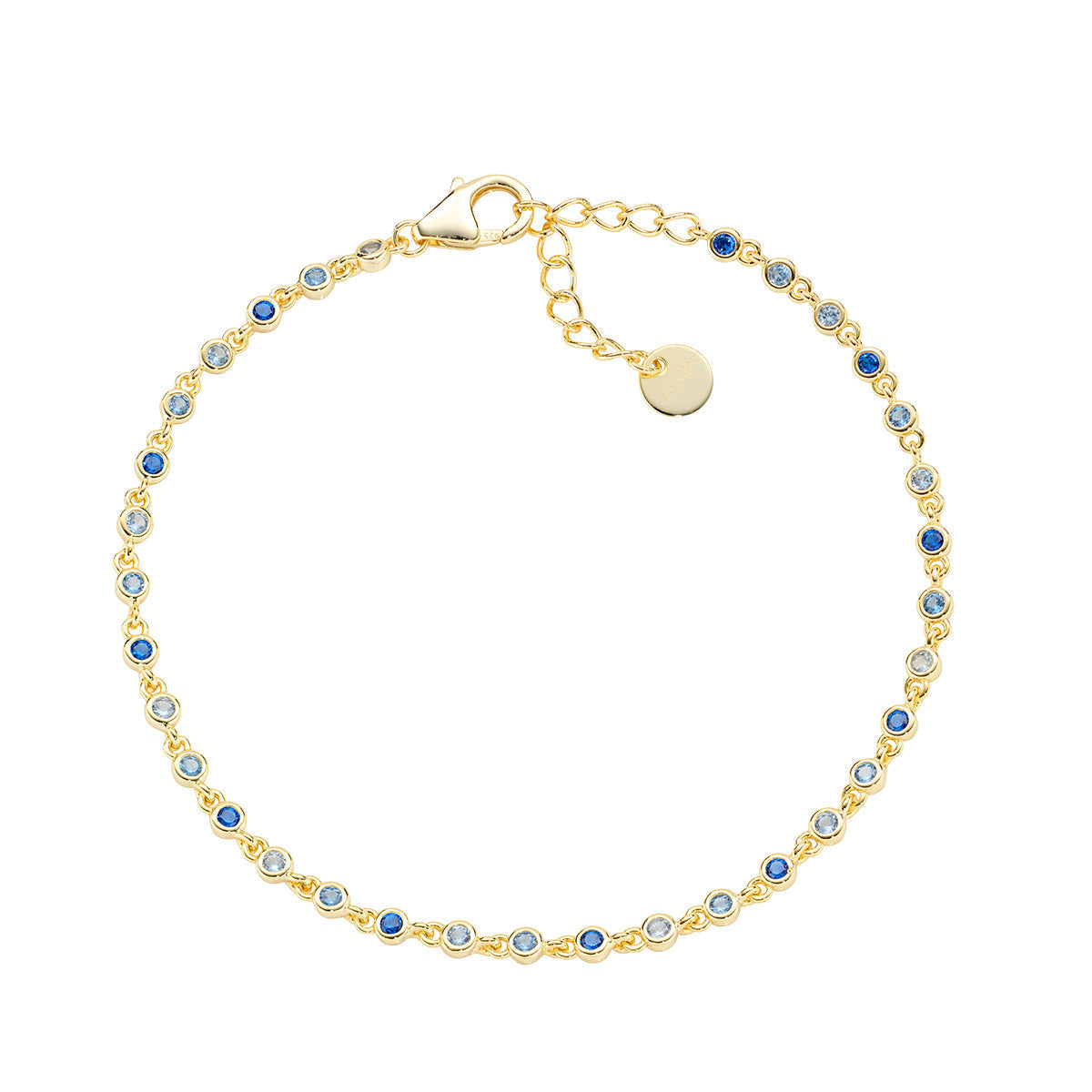 Bracciale Joy in lega Amen Degradé Blu con Zirconi