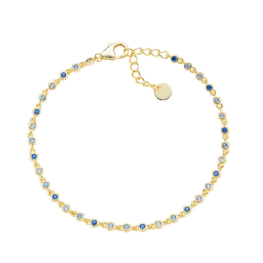 Bracciale Joy in lega Amen Degradé Blu con Zirconi