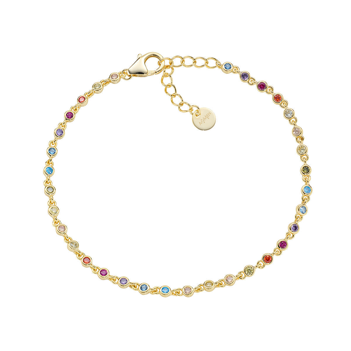 Bracciale Joy in lega Amen con Zirconi Multicolor