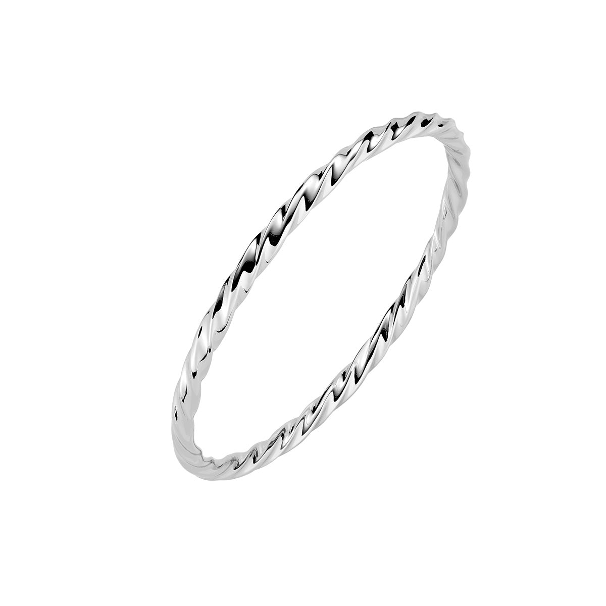 Bangle Torciglione Selene in Lega Amen