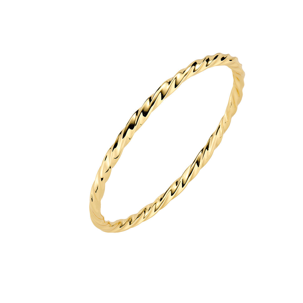 Bangle Torciglione Dorato Selene in Lega Amen
