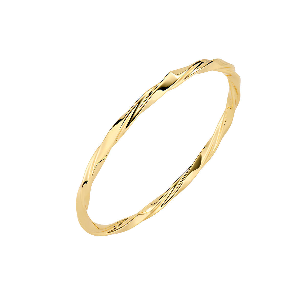 Bangle Dorato Onda Selene in lega Amen