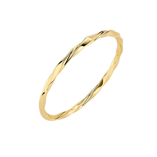 Bangle Dorato Onda Selene in lega Amen