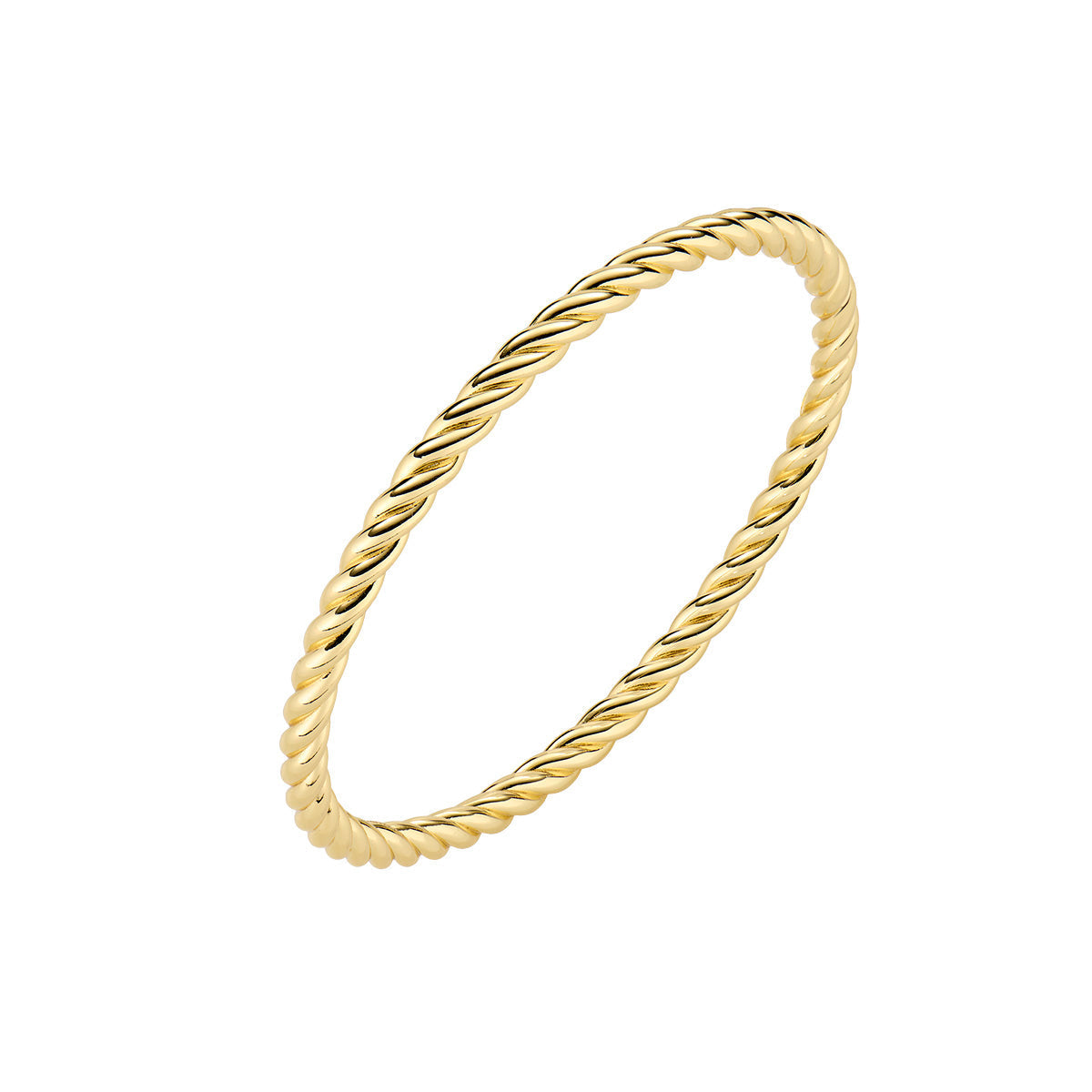 Bangle Dorato Selene Twist in lega Amen