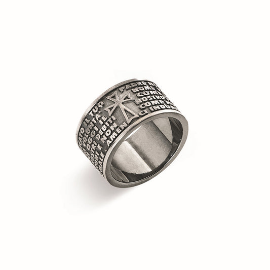 Anello Padre Nostro Brunito