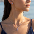 Carica l'immagine nel visualizzatore della galleria, Collana Mini Royal Lady con Zircone Lillà
