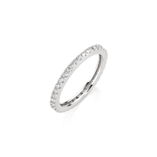 Anello Veretta con Zirconi 1,5 mm