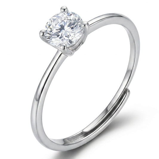 ANELLO RODIATO CRYSTAL MIS.16/5