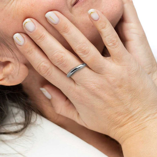 Anello a fascia bombato