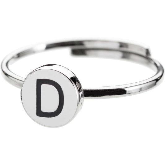 Anello  con lettera  "D" - Desidero