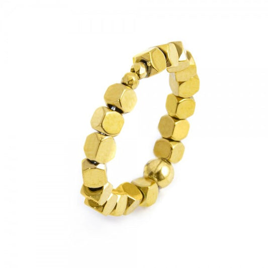 2AN0044G-M ANELLO ELASTICO EMATITE CUBICA