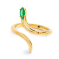 Carica l'immagine nel visualizzatore della galleria, Anello serpente con zircone - Desidero
