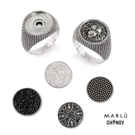 Anello tondo puntinato changy