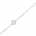 Carica l'immagine nel visualizzatore della galleria, BRACCIALE RODIATO BIANCO E CRYS
